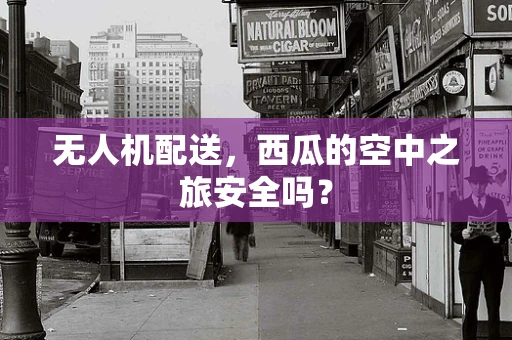 无人机配送，西瓜的空中之旅安全吗？