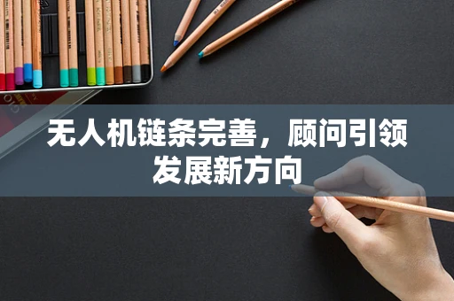 无人机链条完善，顾问引领发展新方向