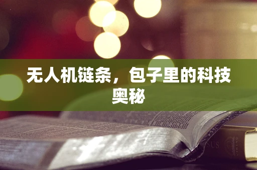 无人机链条，包子里的科技奥秘