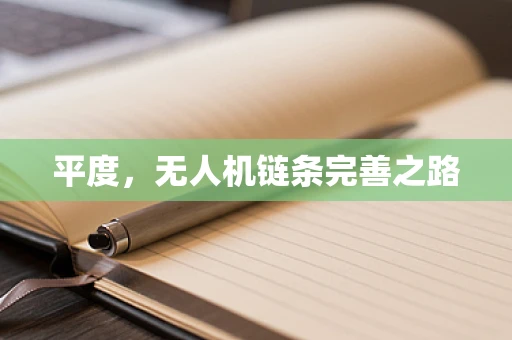 平度，无人机链条完善之路